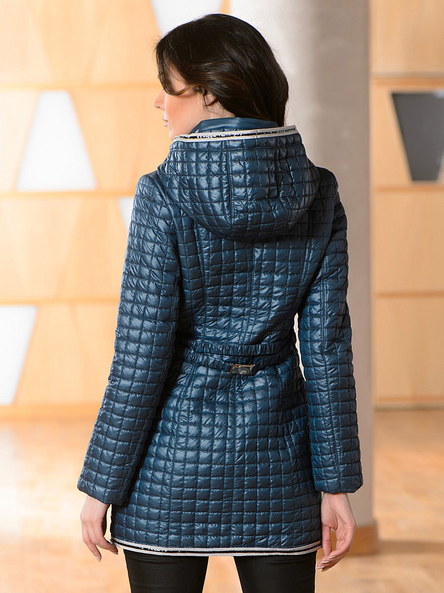 Стеганное женское пальто (Clasna)