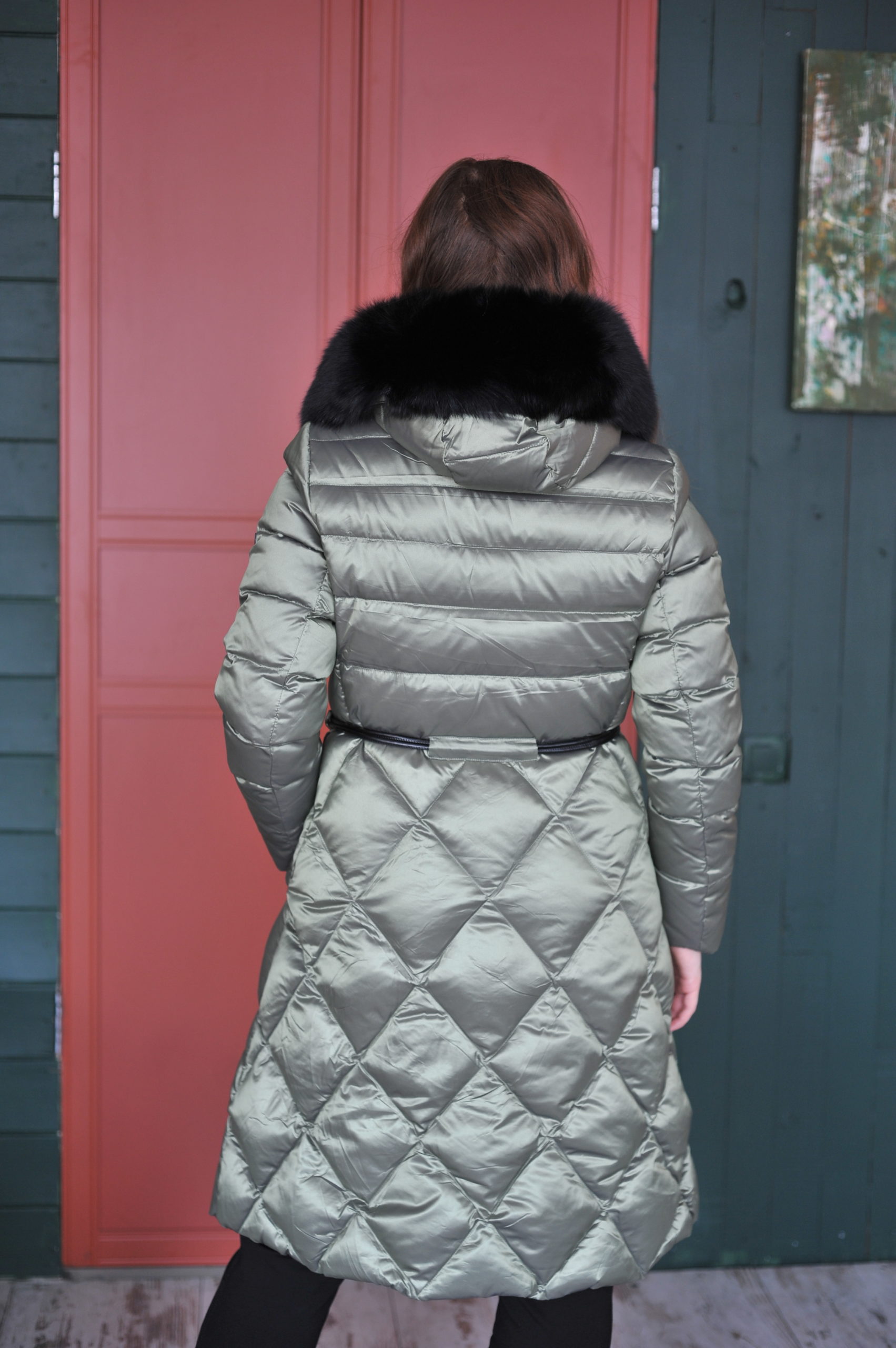Зимняя женская куртка с мехом (Clasna)