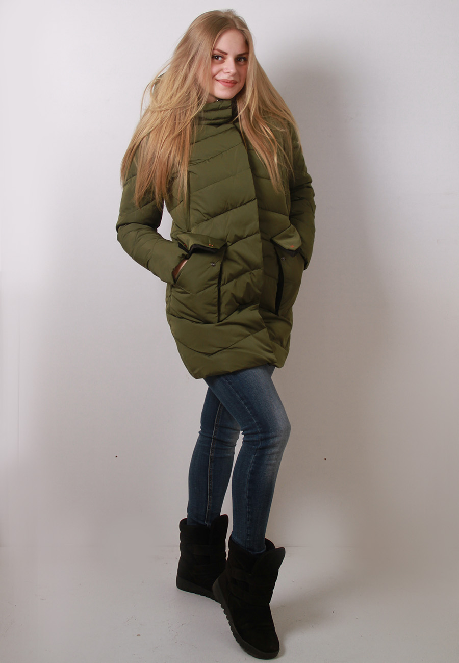 Зимняя женская куртка на био-пухе (FineBabyCat)