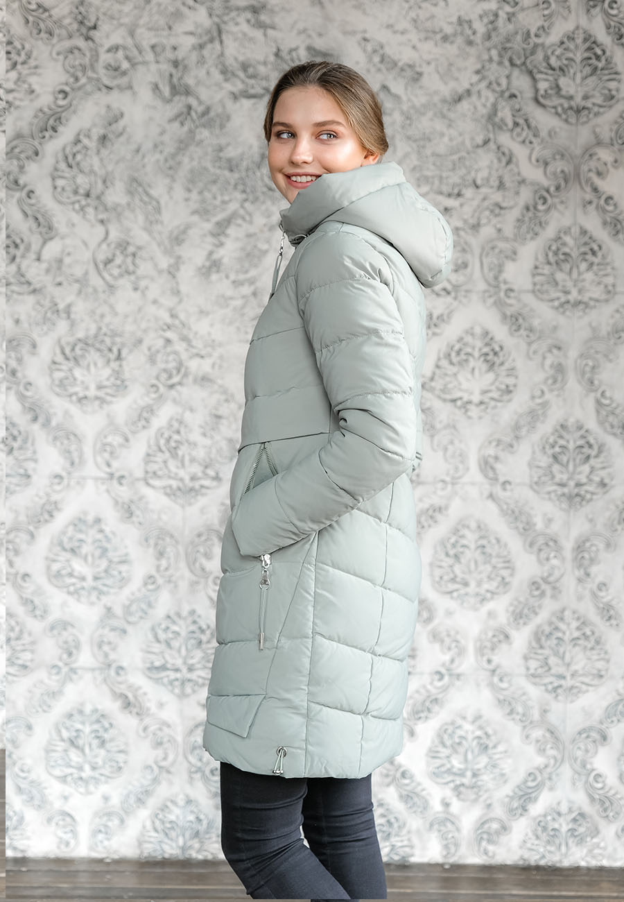Модная женская зимняя куртка (FineBabyCat)
