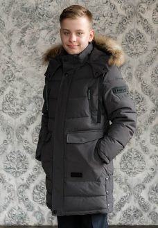 Подростковая  зимняя куртка с мехом (Galalora)