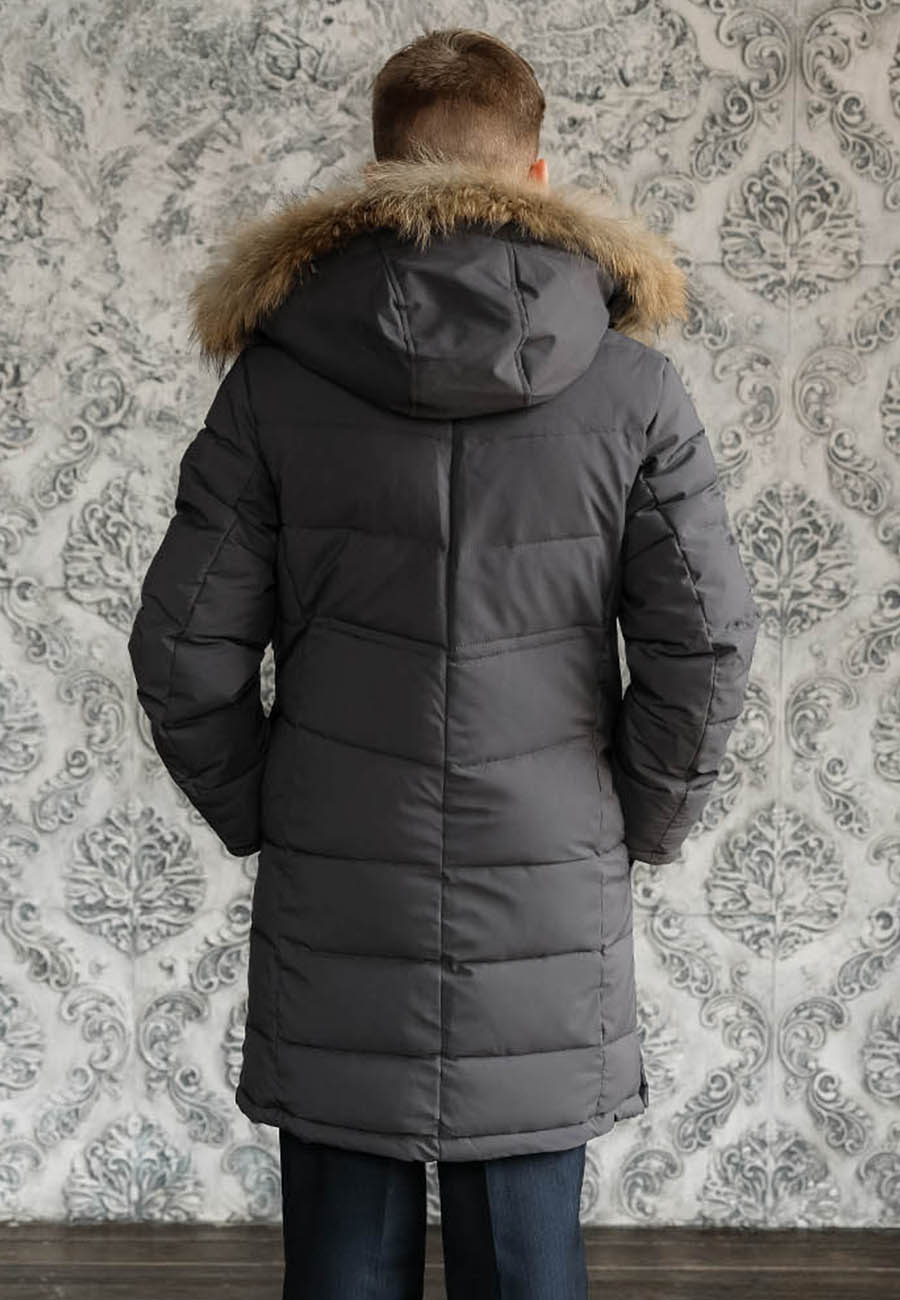 Подростковая  зимняя куртка с мехом (Galalora)