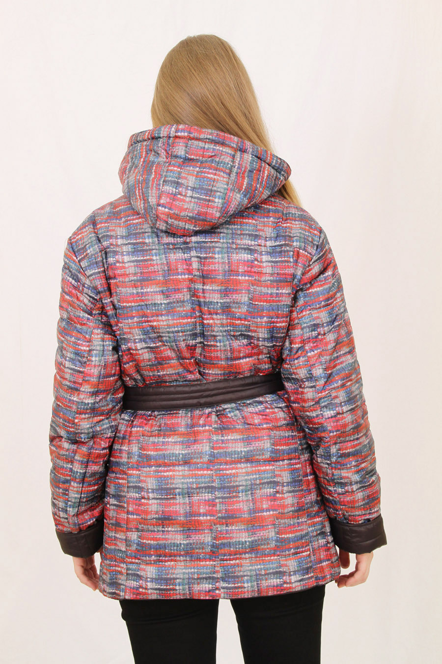 Куртка женская с платком больших размеров  (Plist)