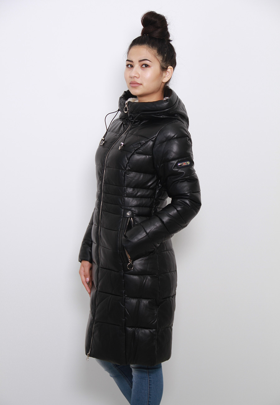 Куртка зимняя женская кож/зам (Tarore)