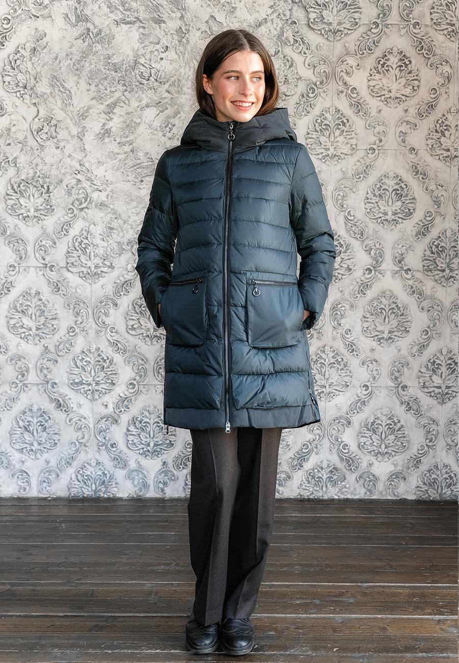 Зимняя женская куртка на синтепоне (Visdeer)