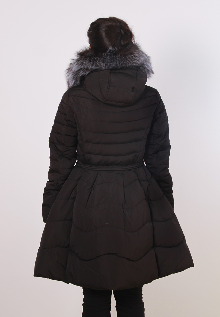 Куртка зимняя женская с чернобуркой (Visdeer)