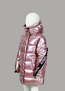Зимняя куртка для девочки с принтомANERNUO)