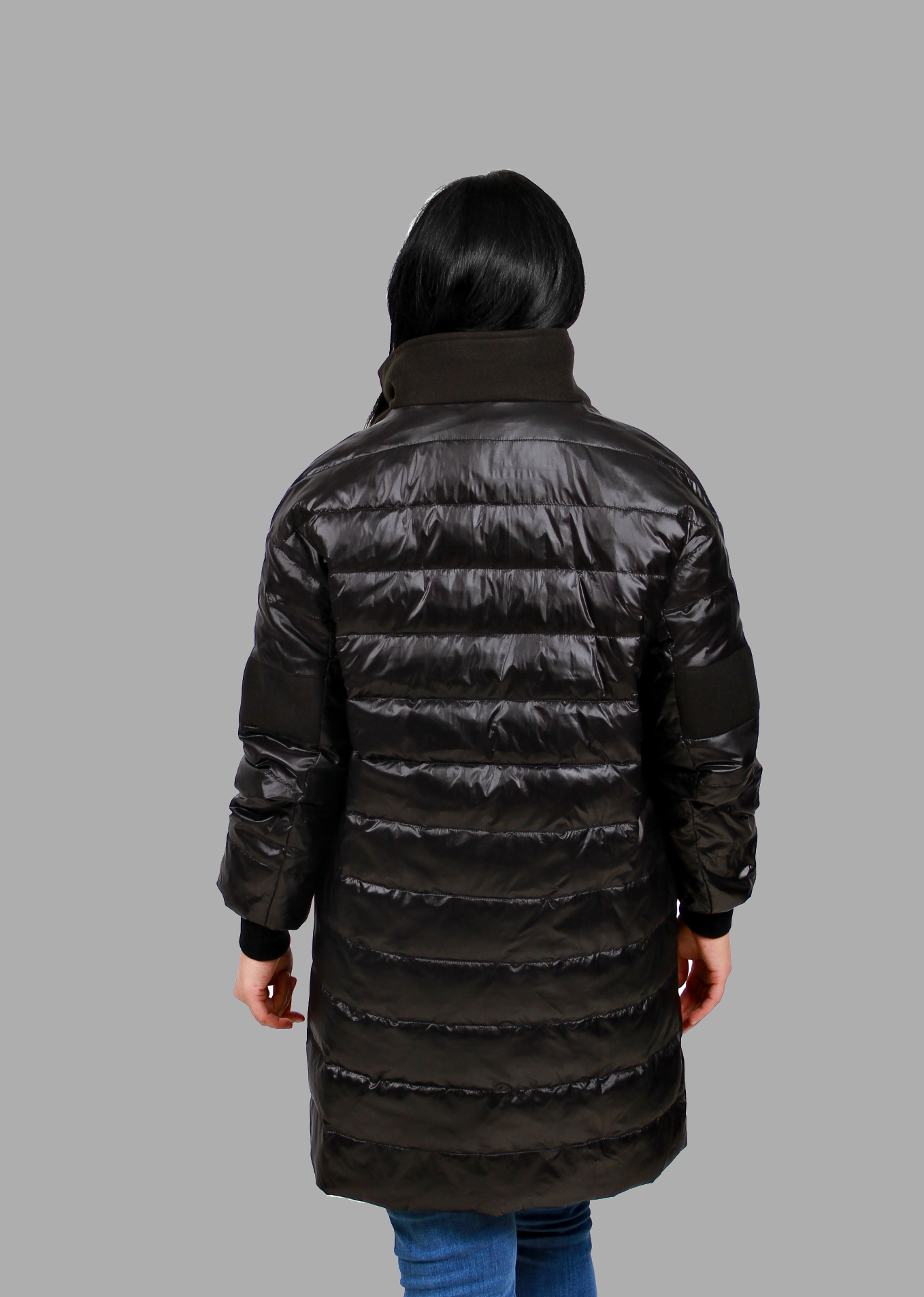Женское комбинированное пальто (CLASNA)