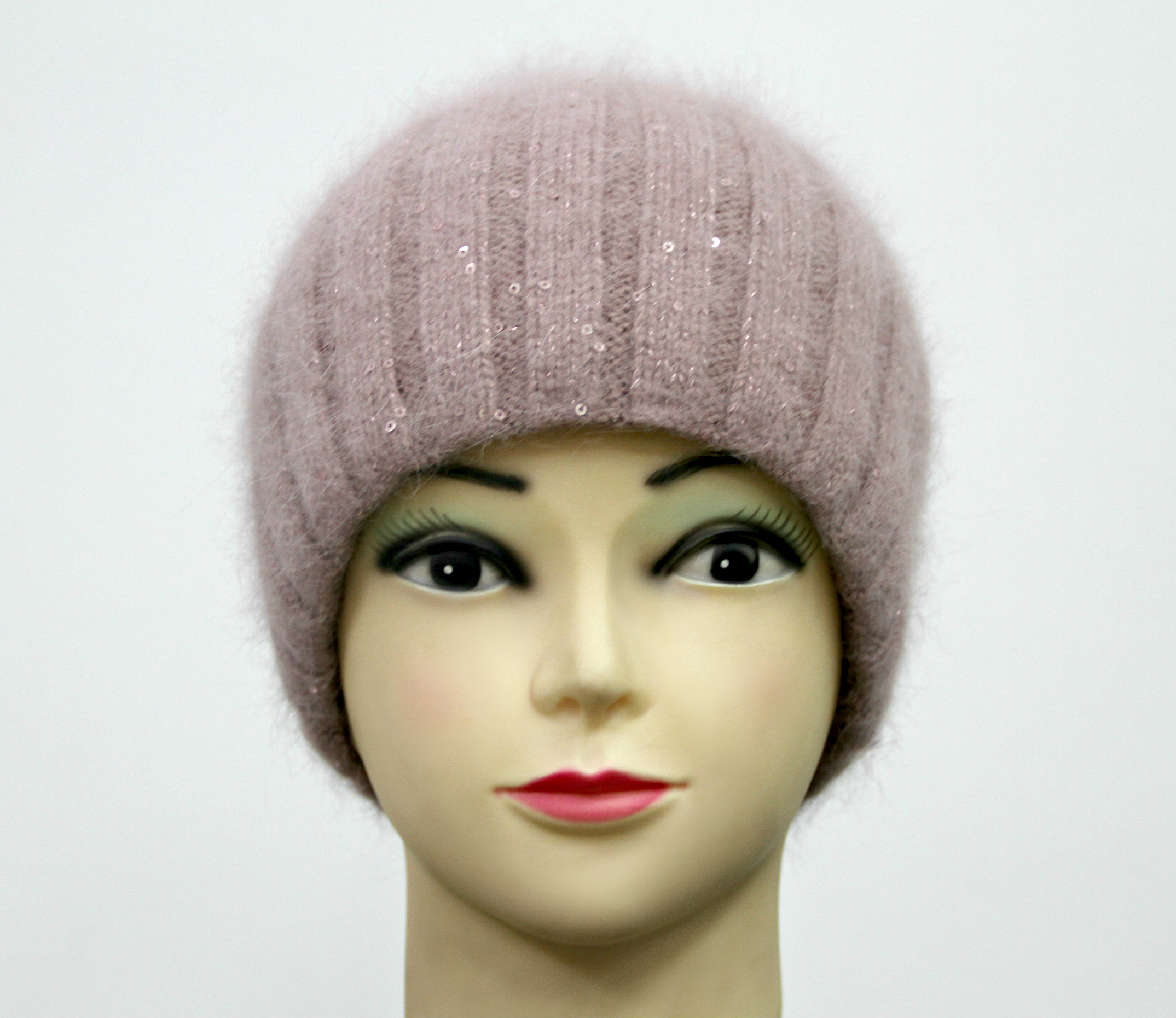 Женская утепленная шапка (FANS CAPS)