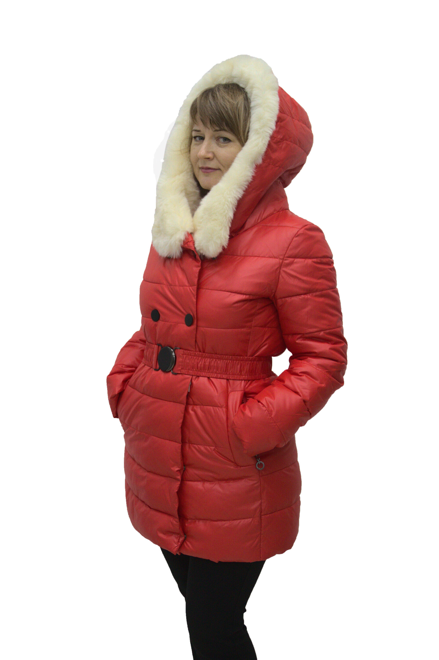 Женская зимняя куртка с мехом (ICE BEAR)