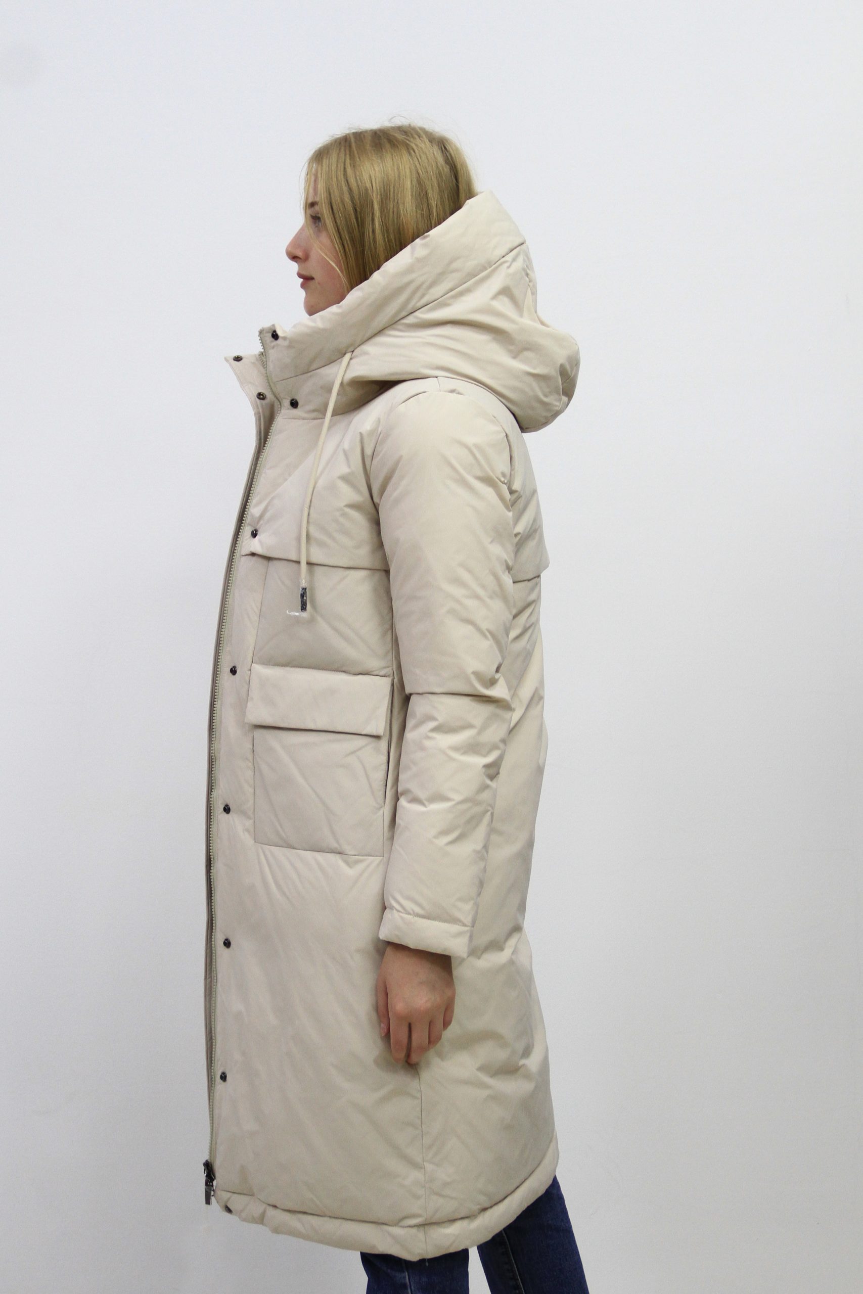 Зимняя куртка с  поясом (FineBabyCat)
