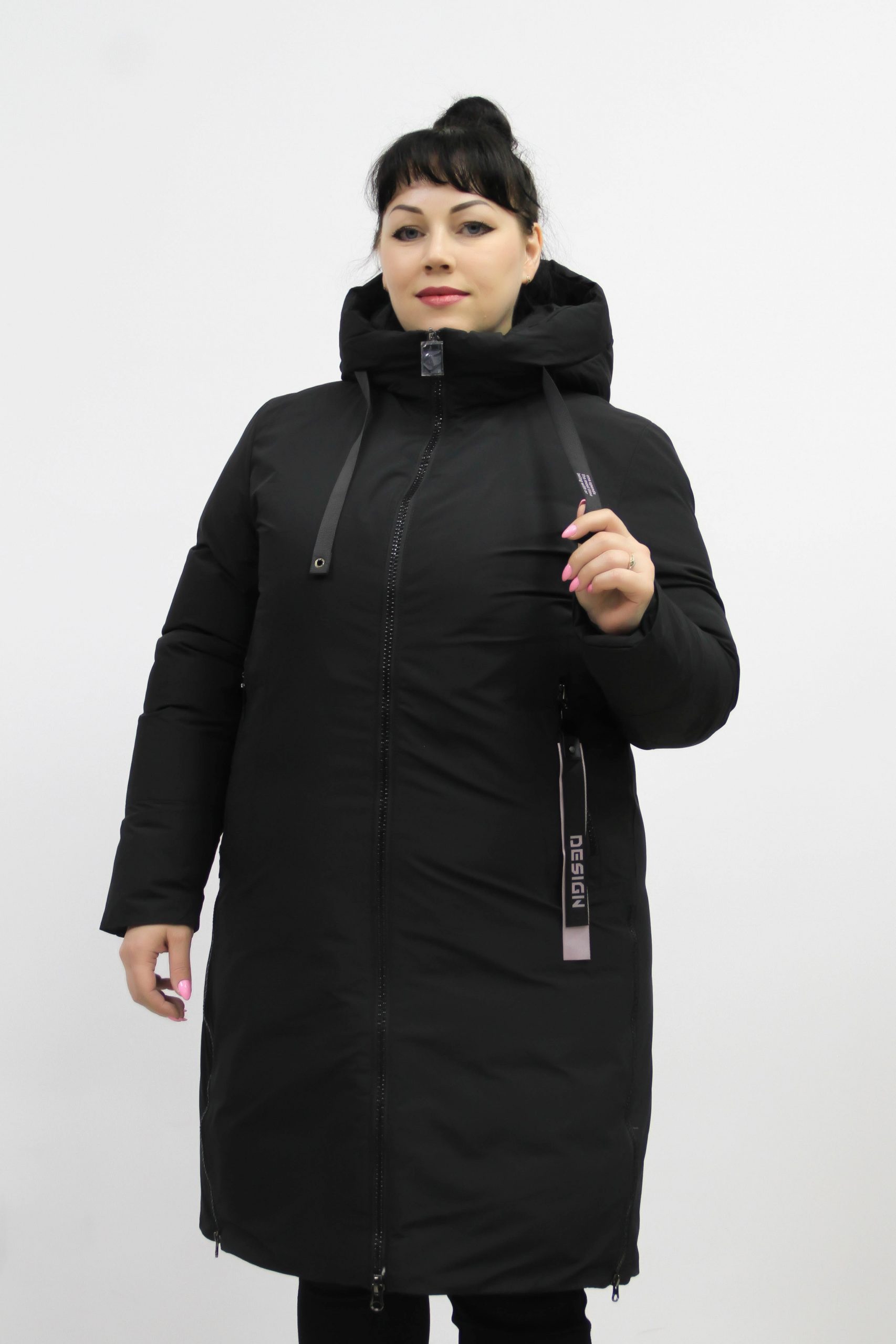 Зимняя женская куртка прямого кроя (Vteple)